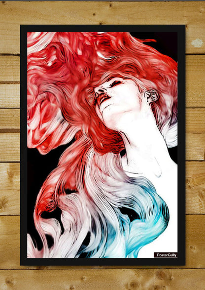 Brand New Designs, Red Blue Girl Artwork