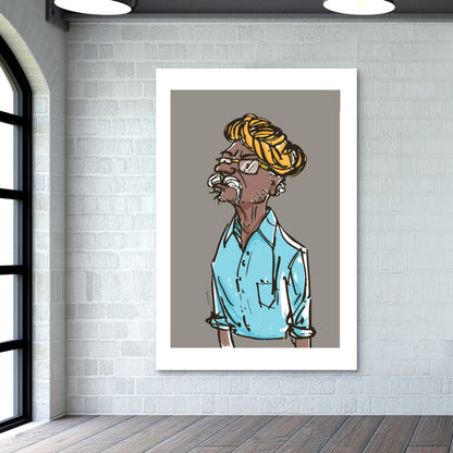 Turbaned guy Wall Art