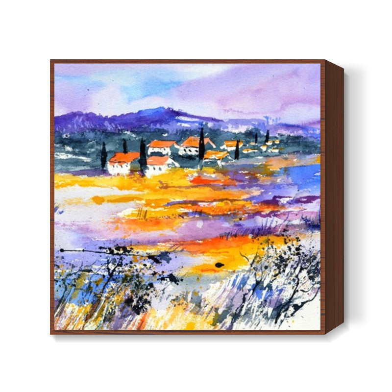 Watercolour provence 69 Square Art Prints