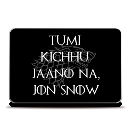 Laptop Skins, What does Jon Snow know? Laptop Skins