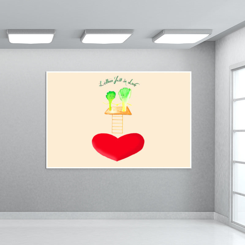 Valentine Special- Lettuce Love Wall Art