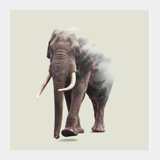 Elephantastic Square Art Prints