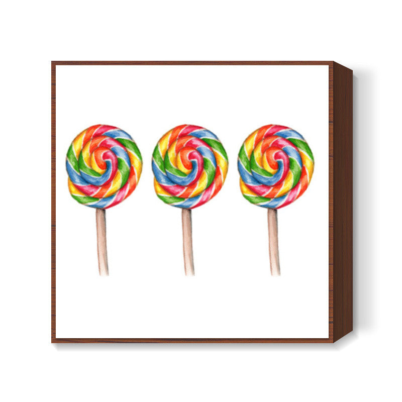 Lollipop Square Art Prints