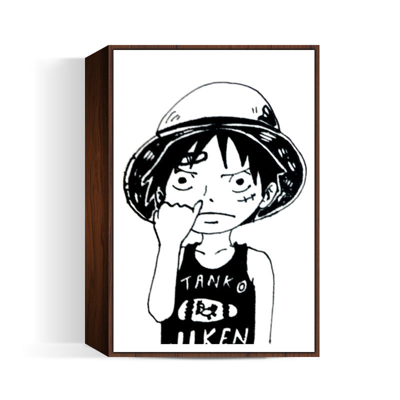 Chibi Luffy One Piece Wall Art