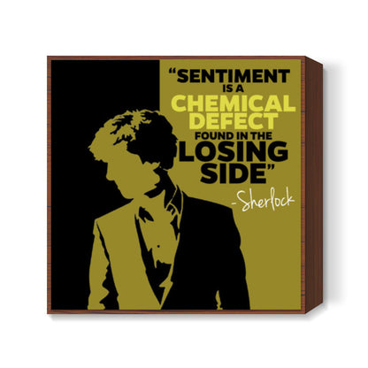 SHERLOCK | Sentiment Quote Square Art Prints