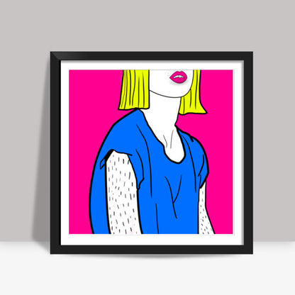 POUT IT OUT Square Art Prints