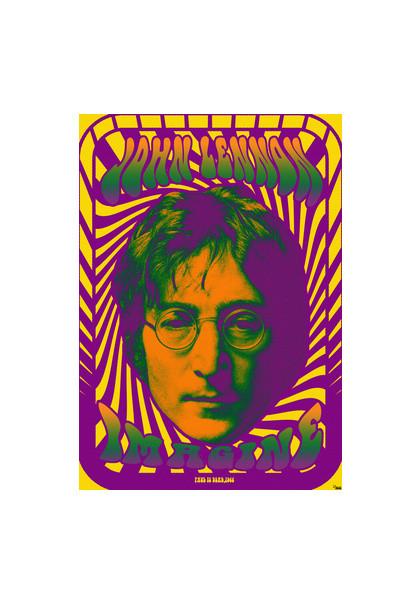 PosterGully Specials, JOHN LENNON PSYCHEDELIC Wall Art
