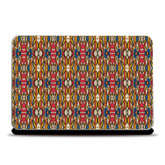 Vintage Abstract Geometric Pattern Laptop Skins