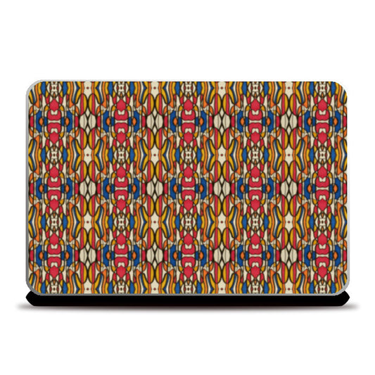 Vintage Abstract Geometric Pattern Laptop Skins