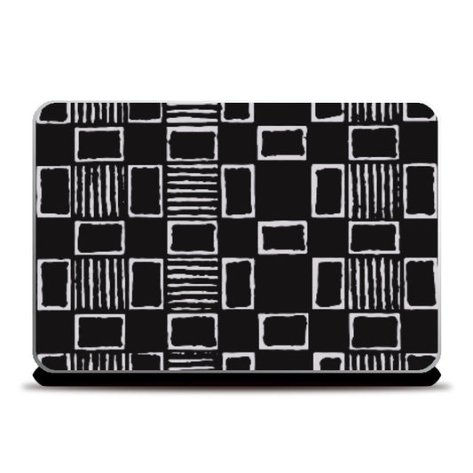 Laptop Skins, B&W Line Mix Laptop Skin