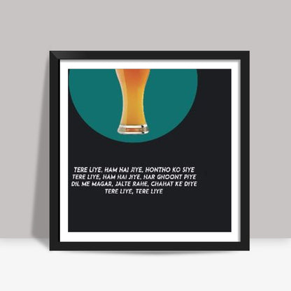 Beer Zara- Square Art print