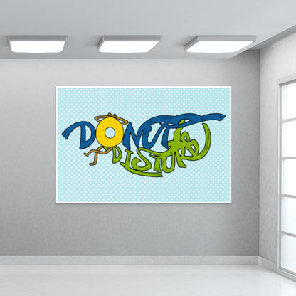 Donut Disturb! Wall Art