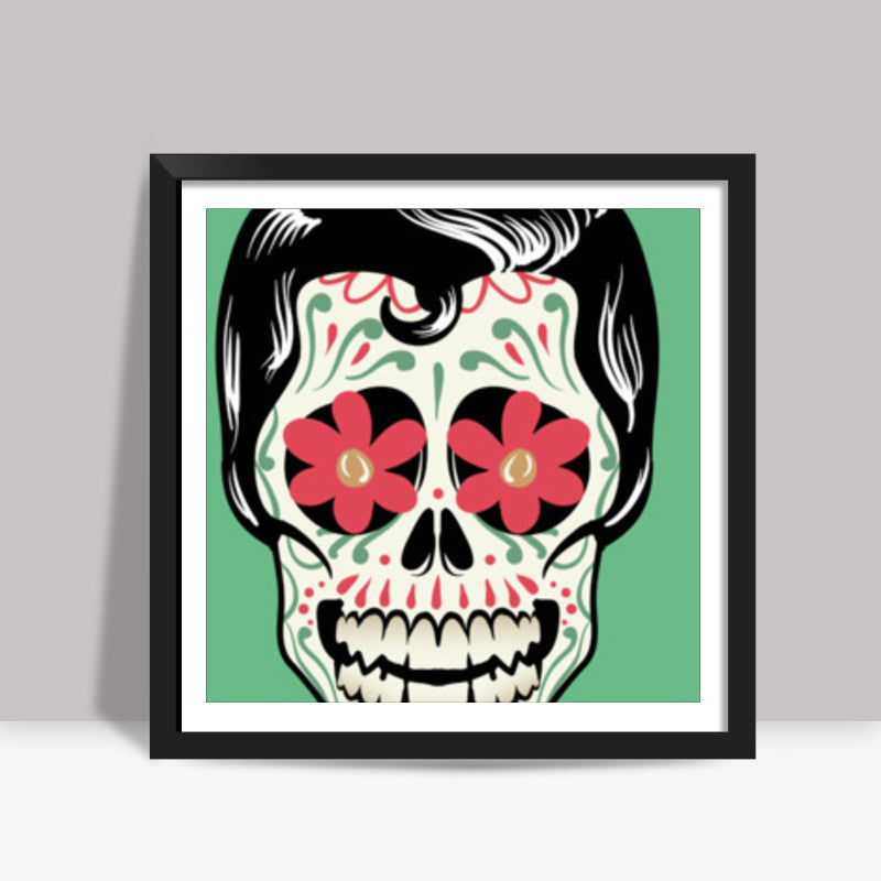 Skull Square Art Prints