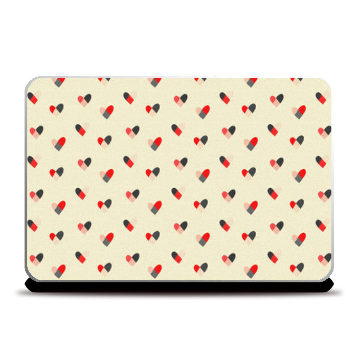 Laptop Skins, Hearts Pattern Laptop Skins