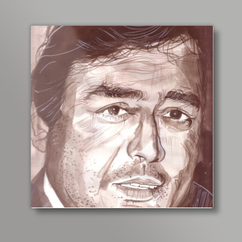 Sanjeev Kumar was truly versatile Square Art Prints