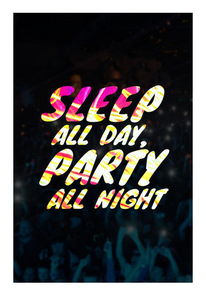 Sleep All Day Art PosterGully Specials