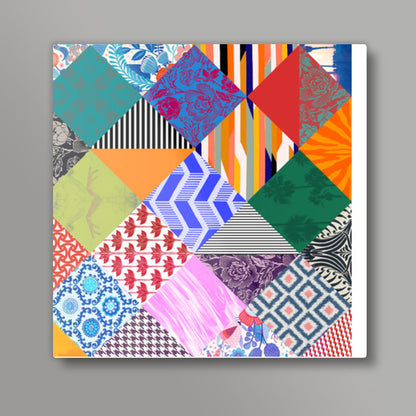 Patchwork 1 Square Art Prints