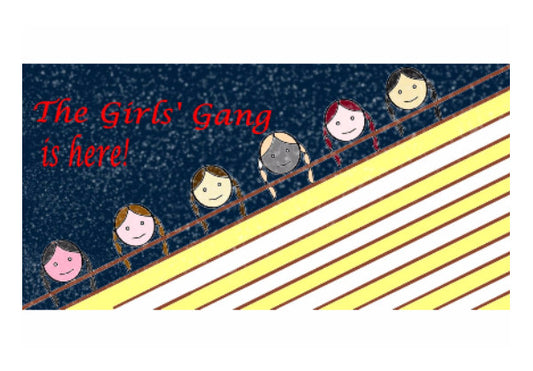 Wall Art, Girls' Gang Wall Art | Pratyasha Nithin, - PosterGully