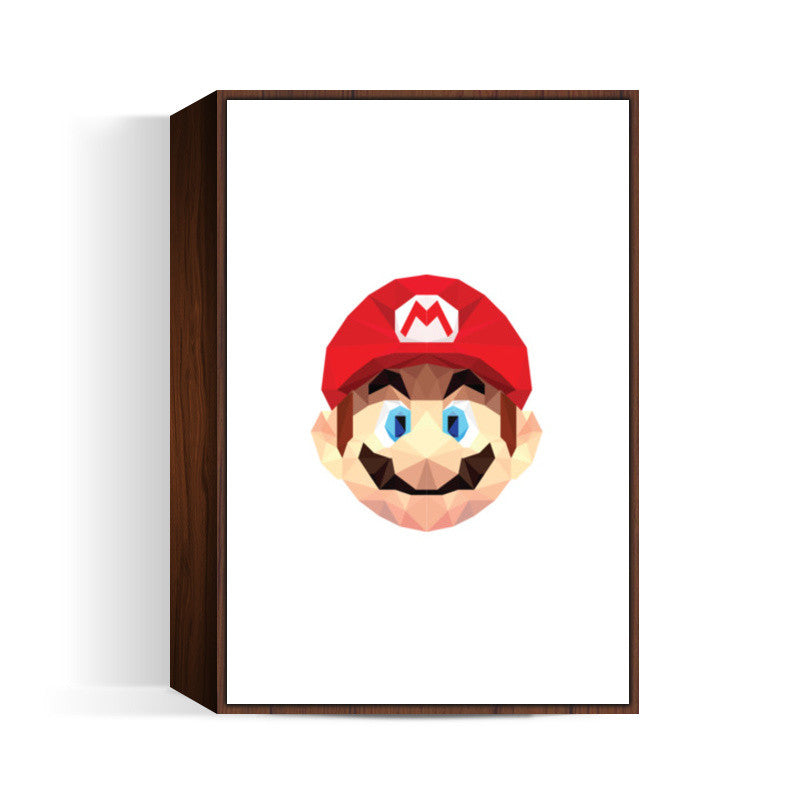 Mario Low Poly Wall Art