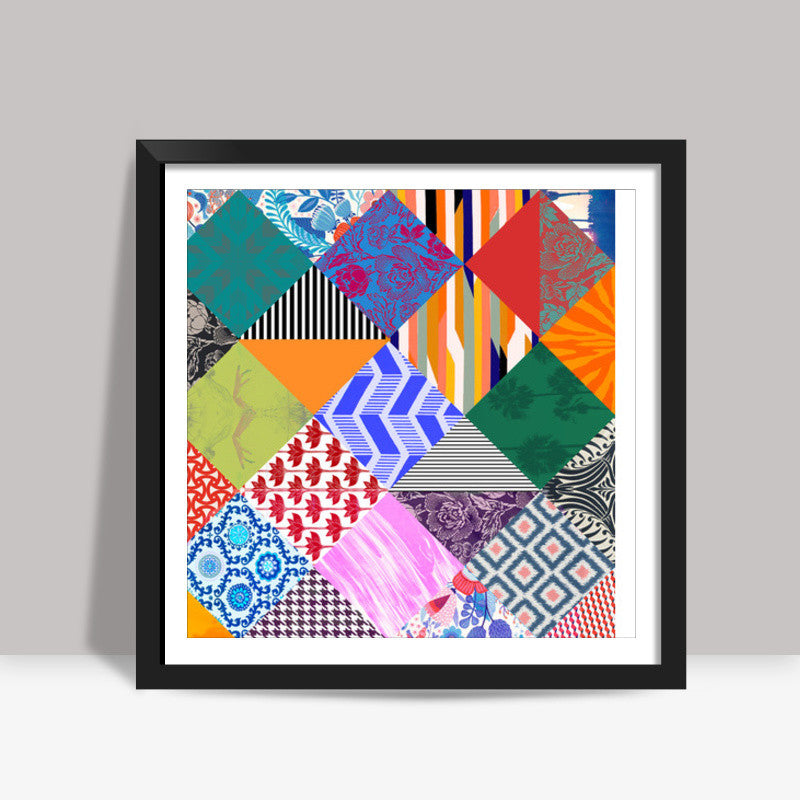 Patchwork 1 Square Art Prints