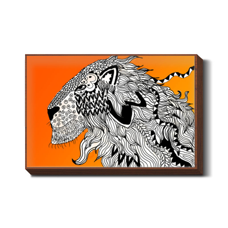 Majestic Lion Print Wall Art