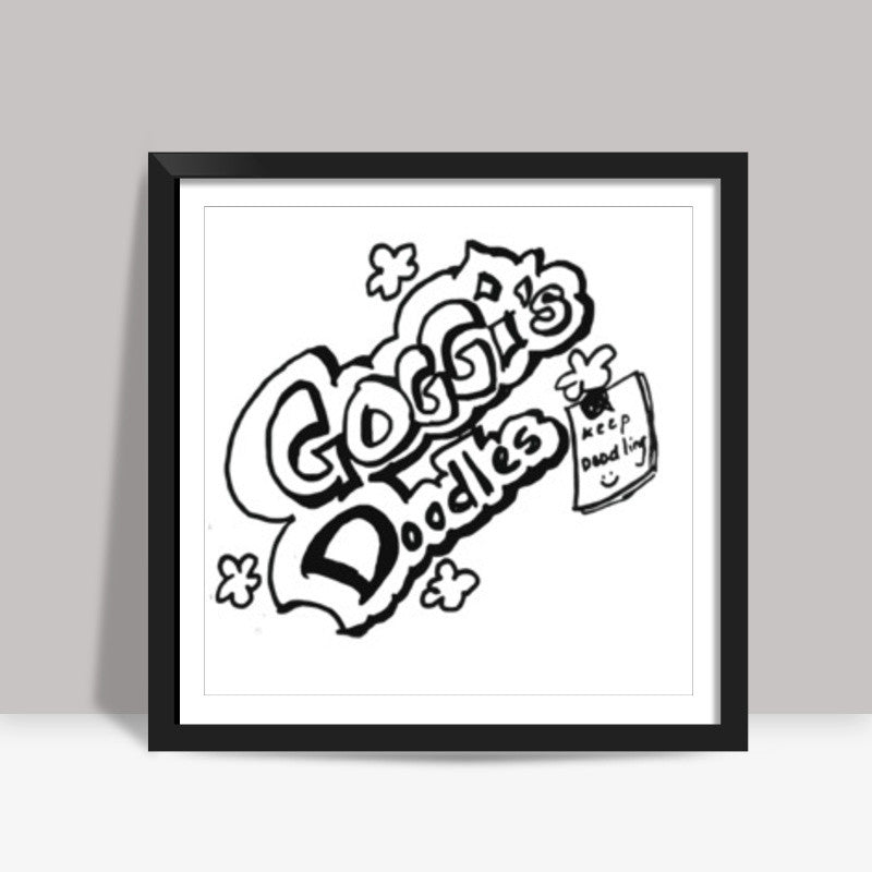 Goggis Doodles Square Art Prints