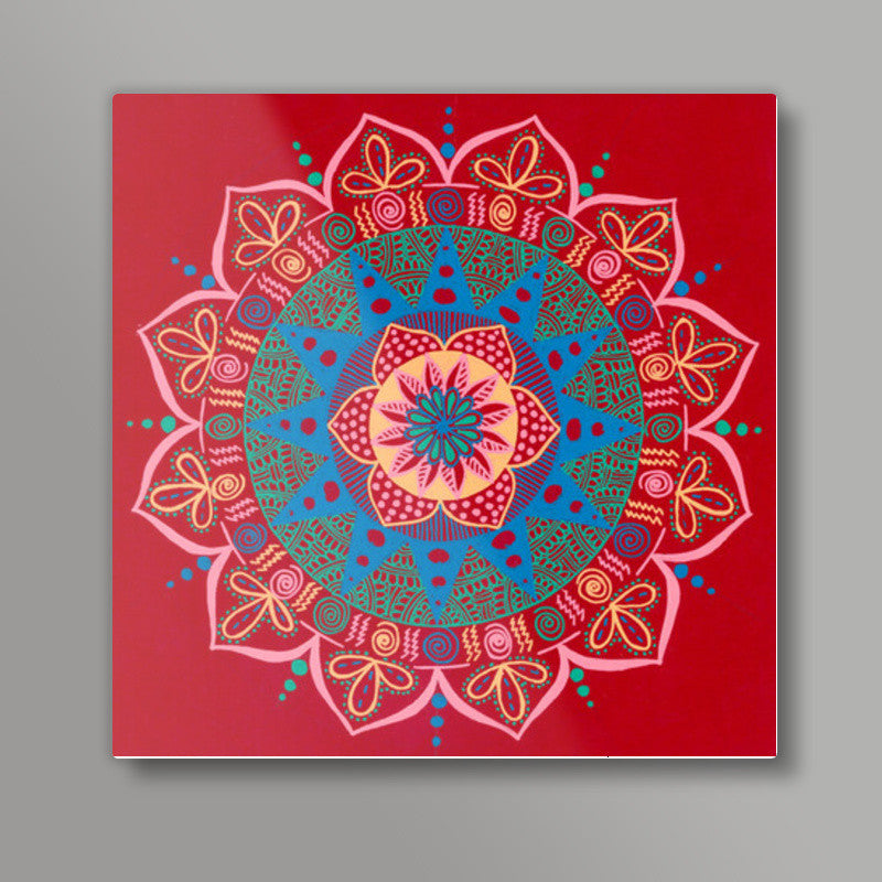 Mandala Square Art Prints