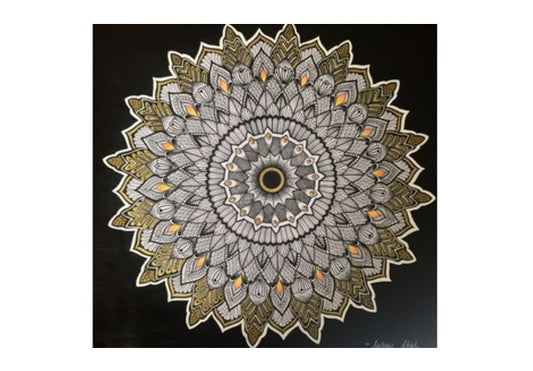 Marigold Mandala Wall Art