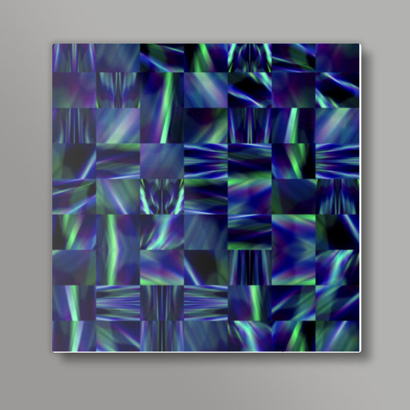 Blue Blend Square Art Prints