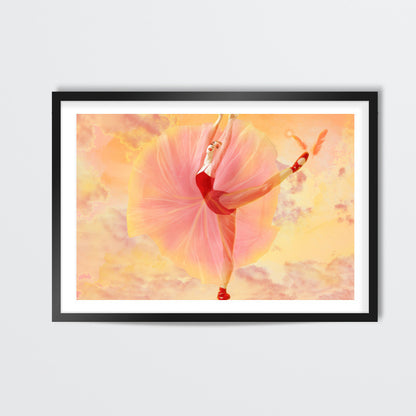 Ballerina Sunset Wall Art