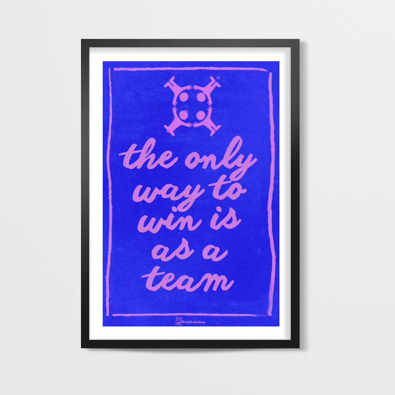 Work As a Team Wall Art