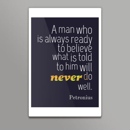 Ready to Believe - Office Art  Wall Art