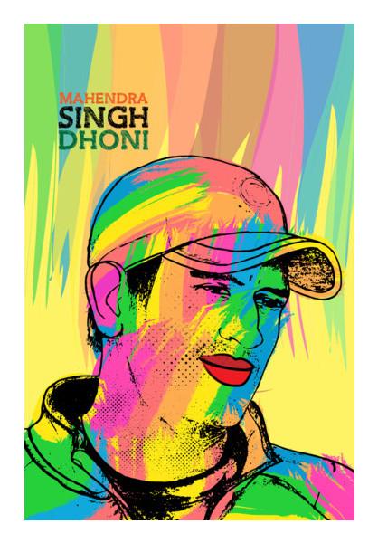 PosterGully Specials, Mahendra Singh Dhoni Wall Art