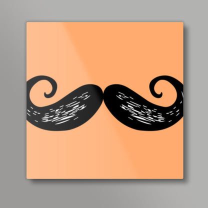 Moustache Square Art Prints