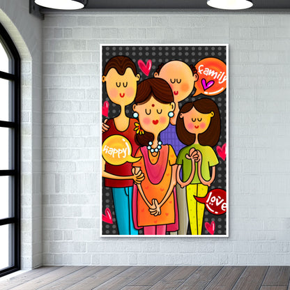 Happy Family Wall Art