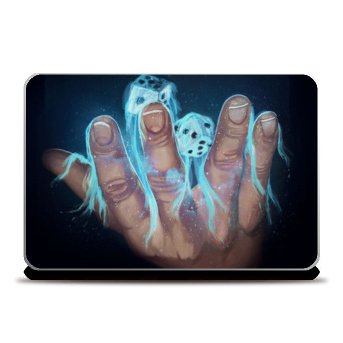 Magic dices Laptop Skins