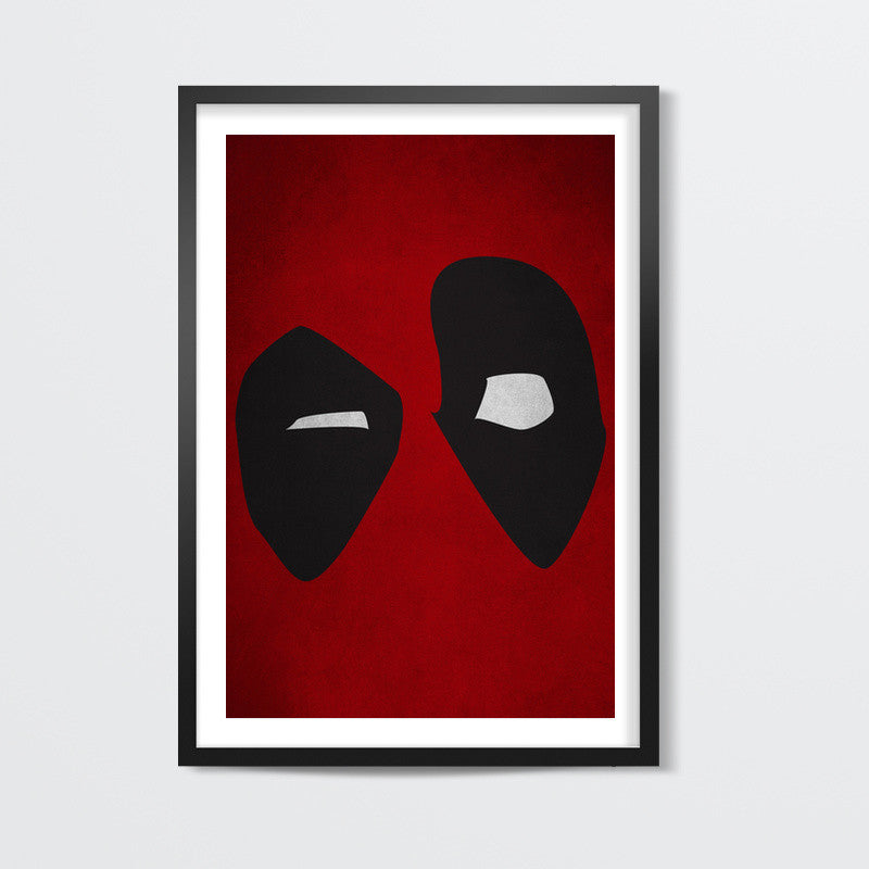 Deadpool Minimalist  Wall Art