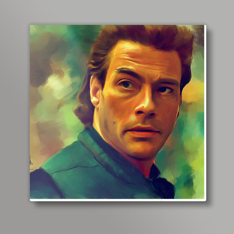 Jean Claude Van Damme Square Art Prints