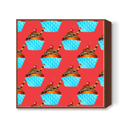 Cupcake Square Art Prints