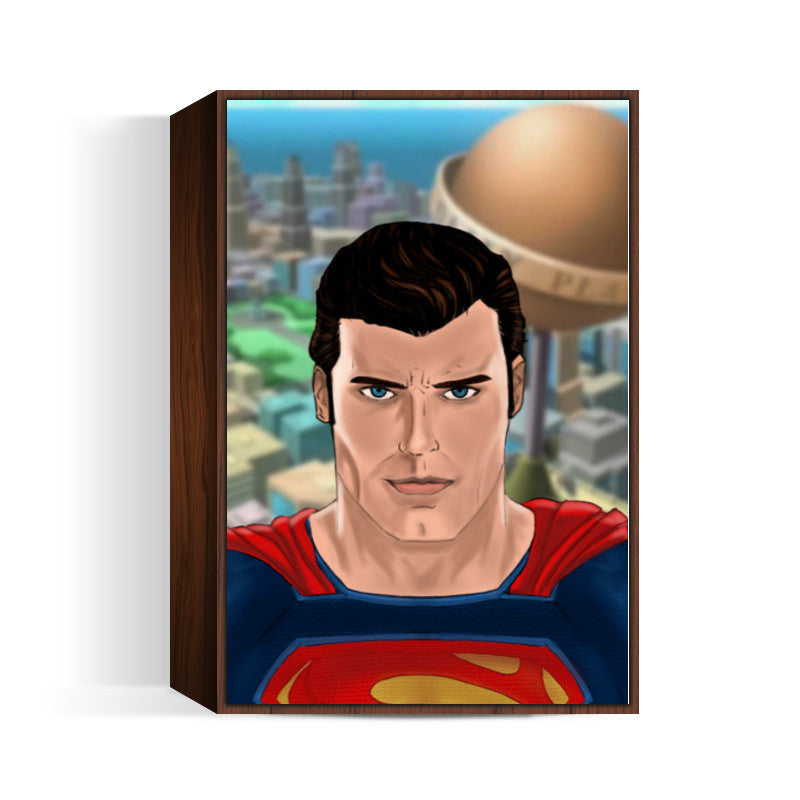 Superman in Metropolis Wall Art | Ehraz Anis