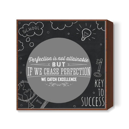 Key to success Square Art Prints