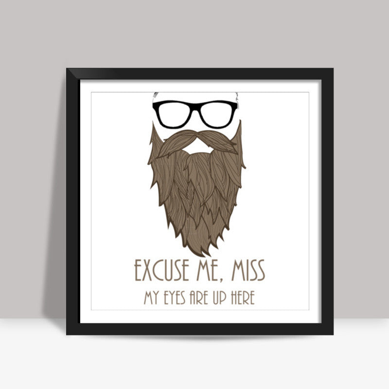 BEARD LOVE! Square Art Prints