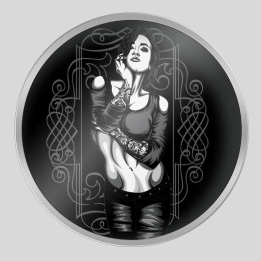 Woman With Tattoo  Tin Can