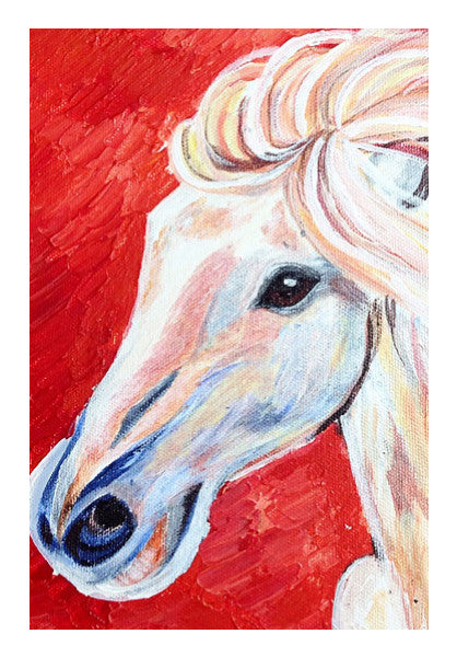 Wall Art, Fiery horse on canvas Wall Art