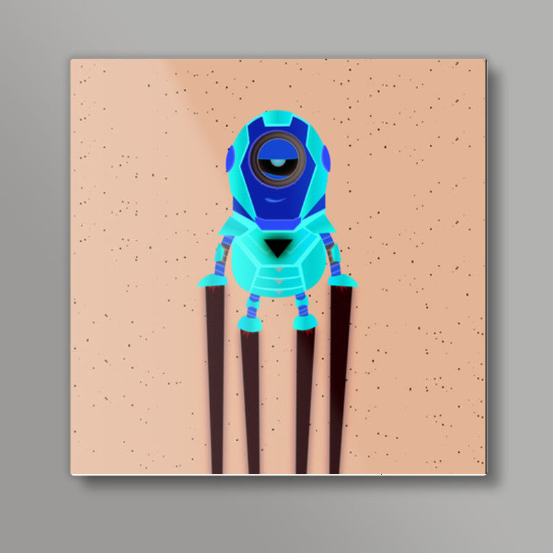 Minion Ironman Square Art Prints