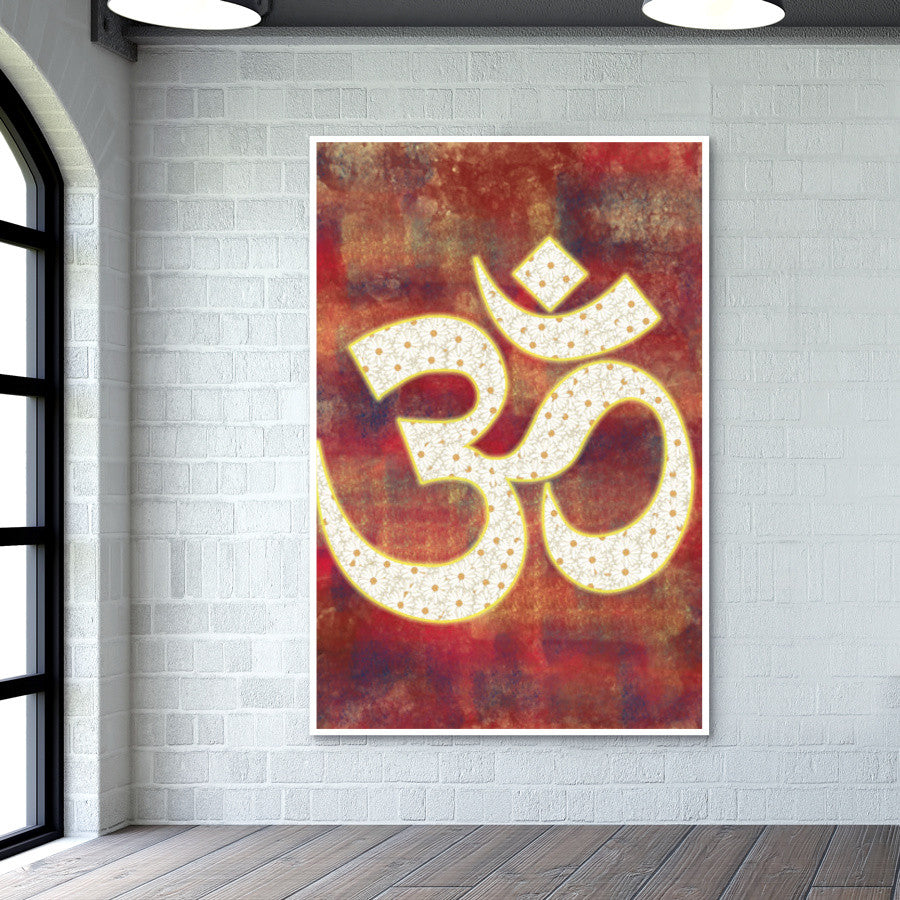 Om Textured Artwork Wall Art