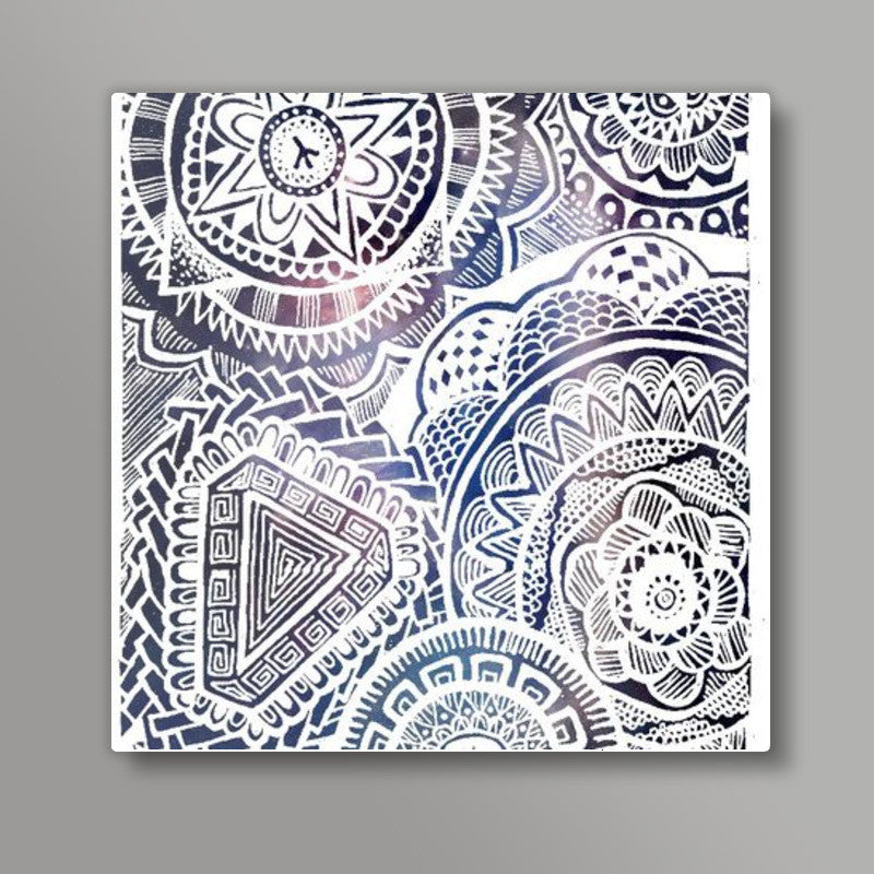 Peace abstract mandala Square Art | Artist bhaumik