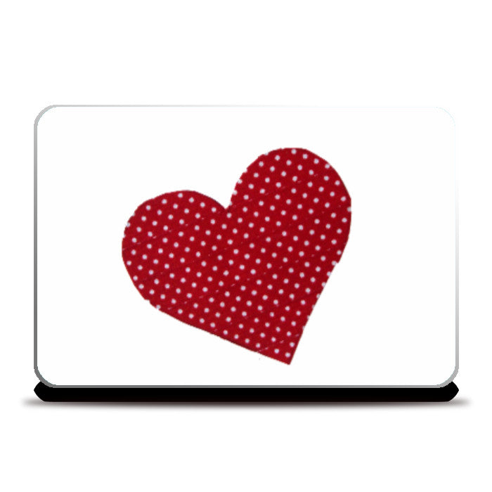 Laptop Skins, Dotted Heart Laptop Skin