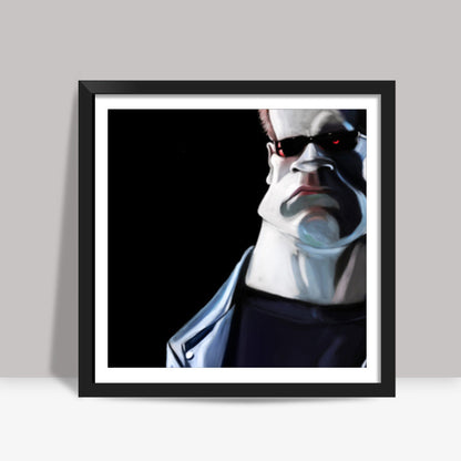 The Terminator | Caricature Square Art Prints