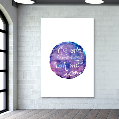 Adventures Quote Wall Art